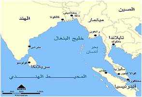 اين يقع المحيط الهندي