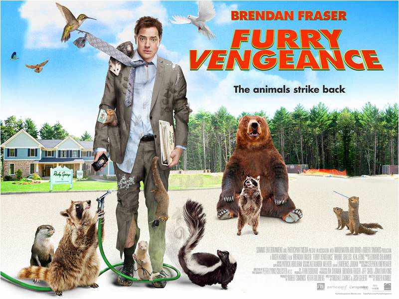 من هي ابطال فيلم furry vengeance