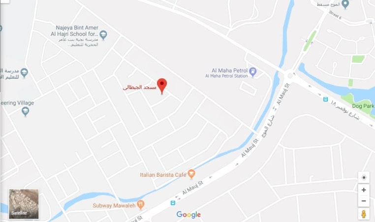 أين يقع جامع الجيطالي