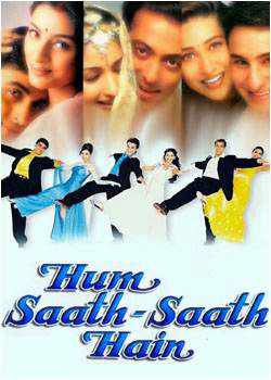 من هي ابطال فيلم hum saath saath hain