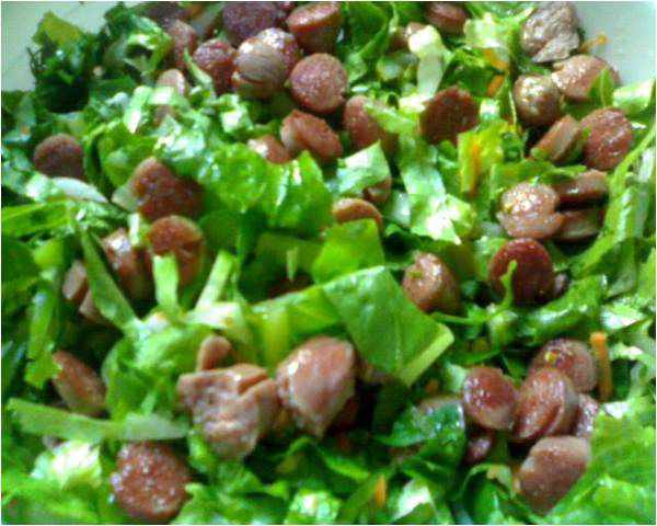 طريقة عمل سلطة الصوصج