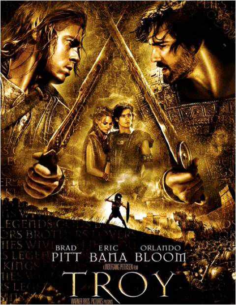من هو بطل فيلم troy