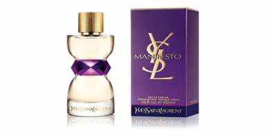 ما هو شعار عطر manifesto؟