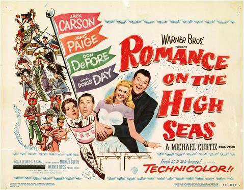من هي بطلة فيلم  Romance on the High Seas